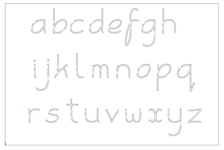 Eastwood Cursive Handwriting Alphabet - Natural Education Centre